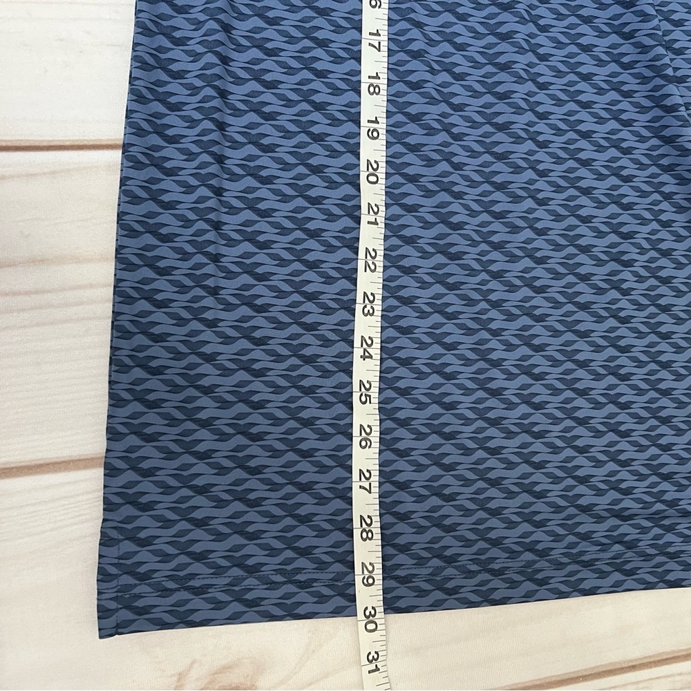 Greg Norman Collection Blue Geometric Polo Shirt Size XL - Picture 10 of 11
